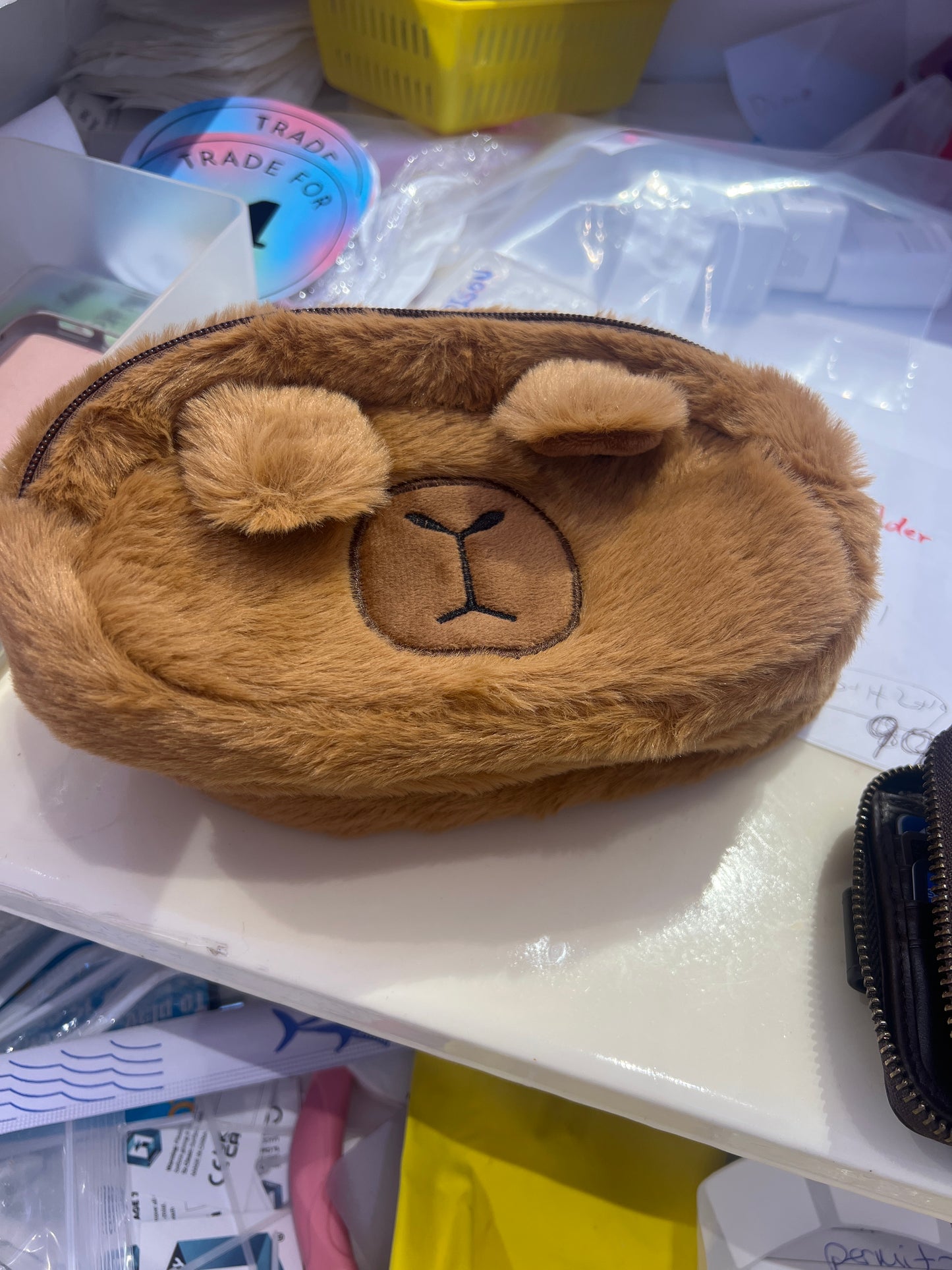 Capybara makeup bag