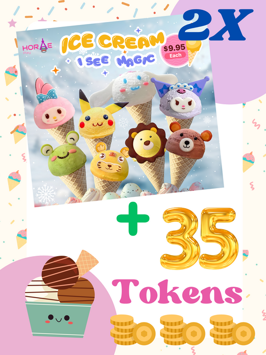 2 x Anime Ice Creams + 35 Token Package (Manhattan UES Store Pick Up Only)