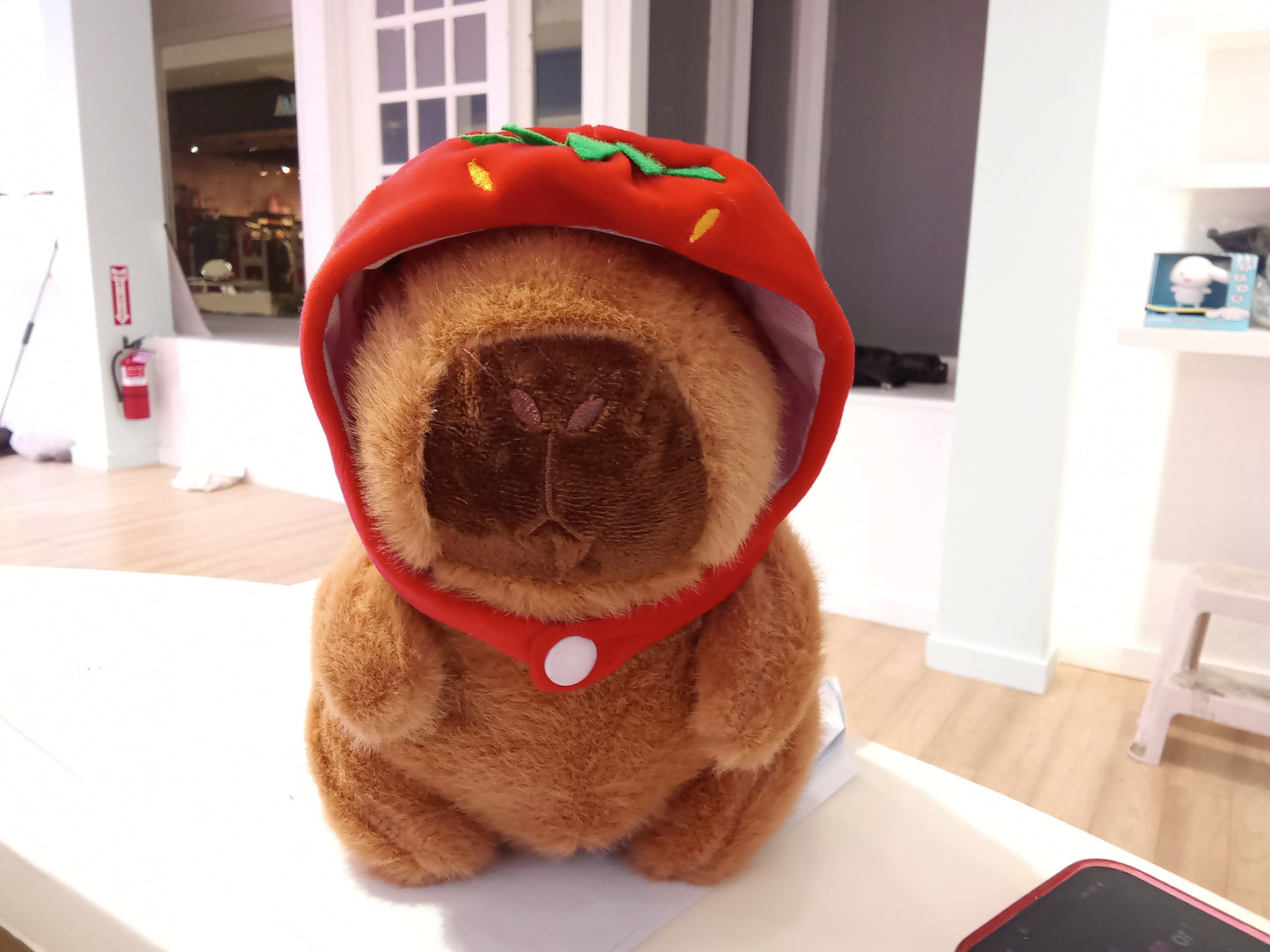 Capybara strawberry head 8inch