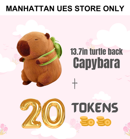 13.7inch Capybara + 20 Token Package!