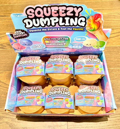 Hot!!! Glitter Squeezy Dumpling Bun - Random Color