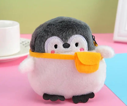 Whimsical Penguin Plush Coin Holder: Your Adorable Keeper of Treasures