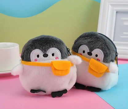 Whimsical Penguin Plush Coin Holder: Your Adorable Keeper of Treasures