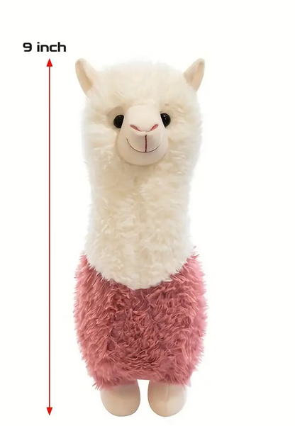 Gentle and Cuddlesome Alpaca Plush Toy (Pink)