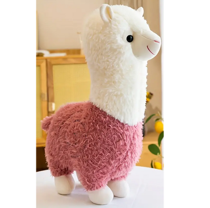 Gentle and Cuddlesome Alpaca Plush Toy (Pink)